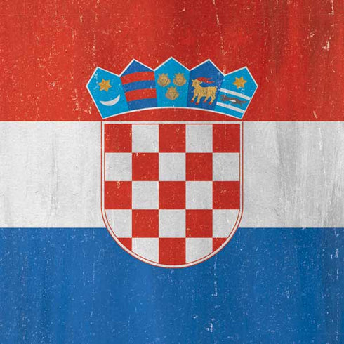 Croatia Flag Distressed iPhone XS Clear Case
